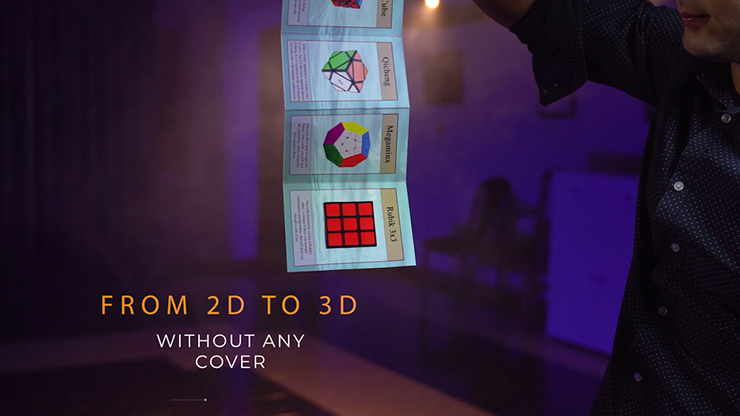 Rubik's Cube 3D Advertising by Henry Evans and Martin Braessas (Gimmicks Not Included) - Click Image to Close